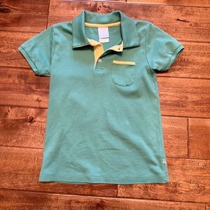 Bella Bliss Green and Yellow Polo Shirt